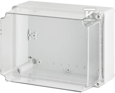 Harukarp läbipaistva kaanega 135×74×72 mm IP65 hall