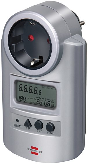 Arvesti pistikupesasse hall IP20 3xLR44