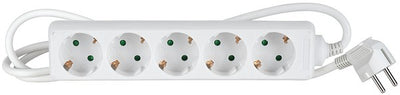 Pikendusjuhe 4 pesaga lülitiga 1,4 m H07RN-F 3G1,5 mm² IP44 must