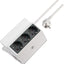 Pikendusjuhe 3 pesaga kinnitatav 3 m H05VV-F 3G1,5 mm² IP20 valge/antratsiit