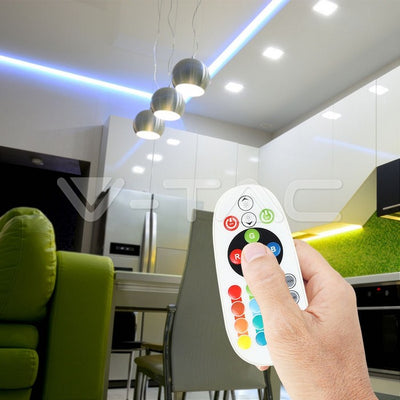 LED-riba RGB 12V 7W/m IP20 5m puldiga