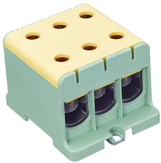 Hargnemisklemm UK50/3PE 1P 2,5–50 mm² kollane-roheline