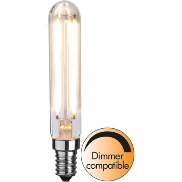LED lamp E14 T20 3,3W 250 lm 2700K filament dimmerdatav