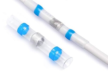 Termokahanev jätkuhülss jootetinaga 1,5–2,5 mm² sinine