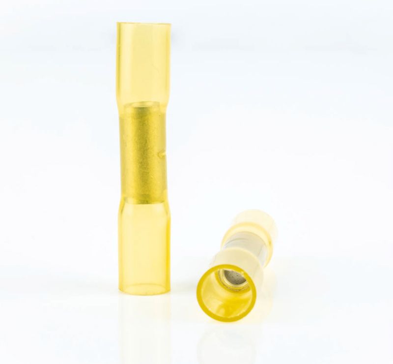 Isoleeritud jätkuhülss termokahaneva isolatsiooniga 0.1-0.5 mm² kollane