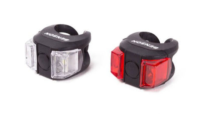 Jalgratta tulekomplekt LED 2 tk 2×CR2032 silikoonkorpusega must