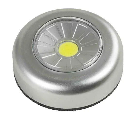 Kapivalgusti LED 0,56W 50 lm COB 3×AAA hõbedane Ø68×28 mm