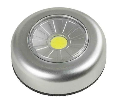 Kapivalgusti LED 0,56W 50 lm COB 3×AAA hõbedane Ø68×28 mm