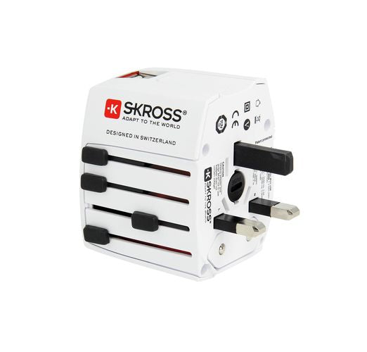 Reisiadapter MUV 2×USB 100–250V 2,5A 12W