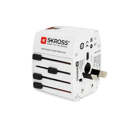 Reisiadapter MUV 2×USB 100–250V 2,5A 12W
