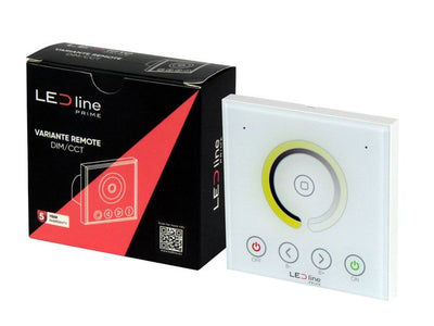 DIM/CCT LED-riba seinakontroller RF 2,4GHz valge