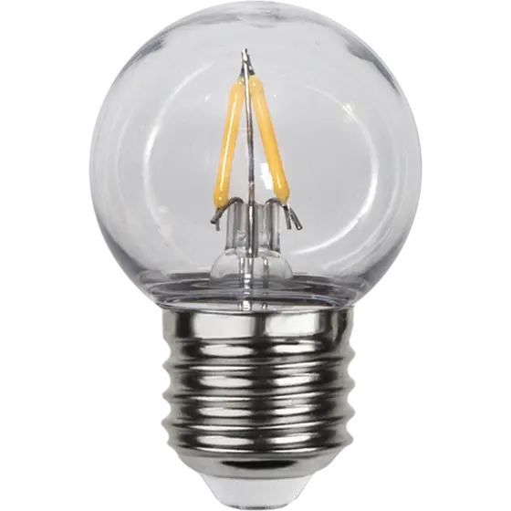 LED lamp E27 G45 1W 70 lm 2200K PLAST