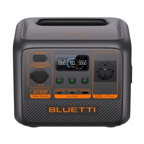 BLUETTI kaasaskantav elektrijaam AC50P 700W 504Wh LiFePO4