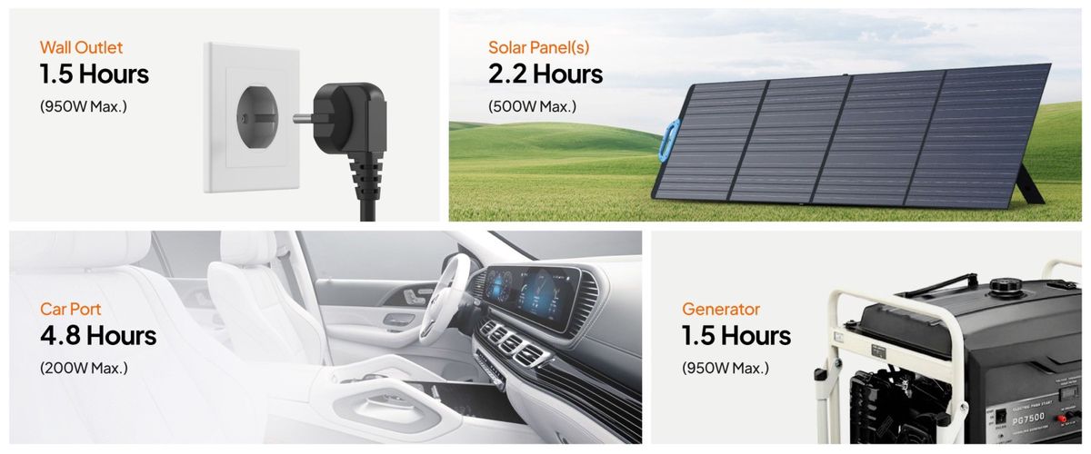 BLUETTI kaasaskantav elektrijaam AC70P 1000W 864Wh LiFePO4