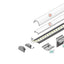 Painutatav LED-profiil TOPMET ARC12, anodeeritud alumiinium, 2 m