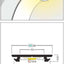 Painutatav LED-profiil TOPMET ARC12, anodeeritud alumiinium, 2 m