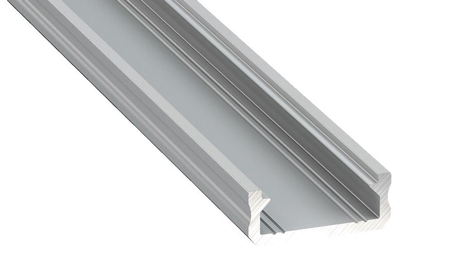 LED-profiil tüüp X, anodeeritud hõbedane, 1 m