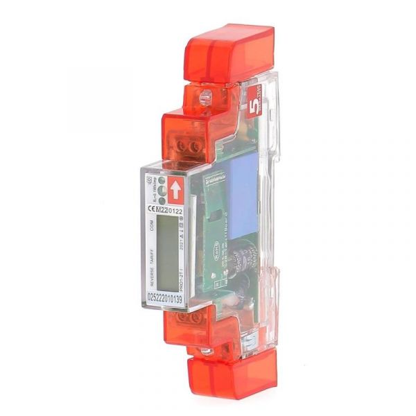 Elektriarvesti 1F2TMID taatlusega 45A DIN