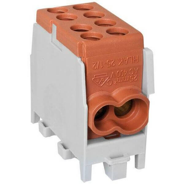 HLAK klemm 25 1/2 pruun/must