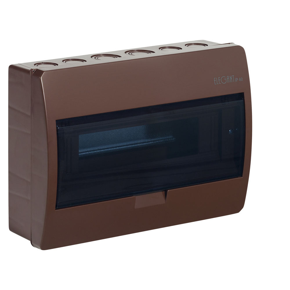 Kilp 12moodulit pinnapealne IP40 pruun