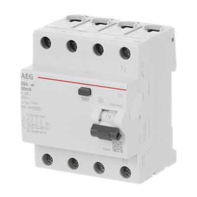 Rikkevoolukaitselüliti 4P 25A 30mA Misc